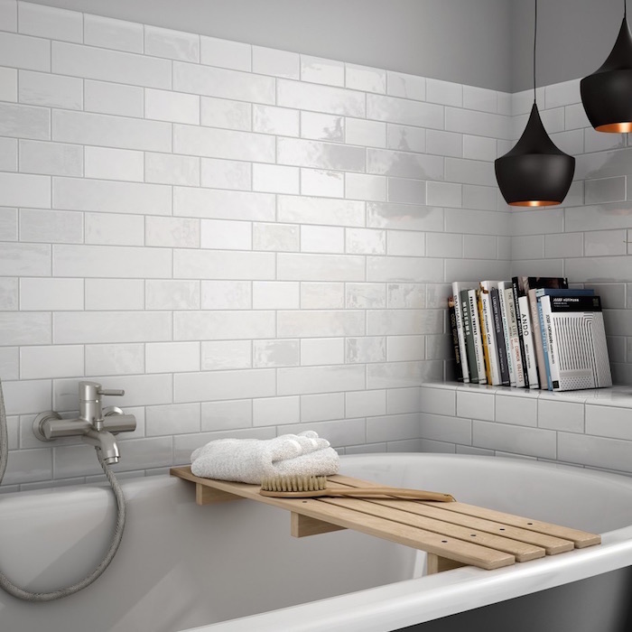 Basic tile white glossy wit glanzend x 15 cm per 0,5 m2 online bestellen - TEGELinfo