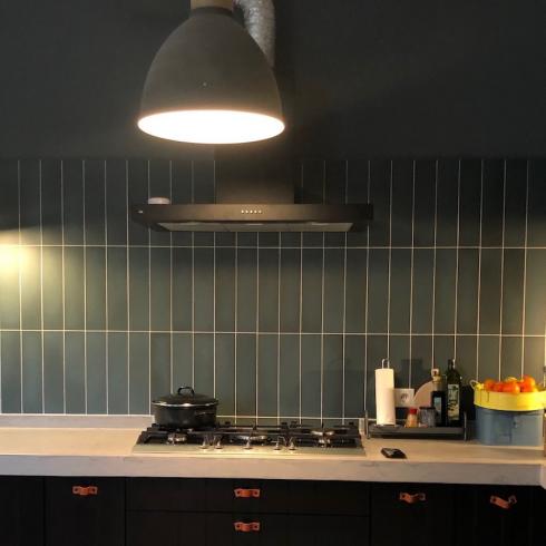     Bistrot visgraat dark green donkergroen mat 9,2 x 36,8 cm wand-en vloertegel per 0,64 m2

