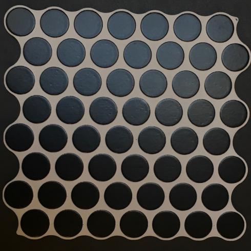     Penny keramische tegelrondjes zwart mat 30,9 x 30,9 cm per 0,86 m2
