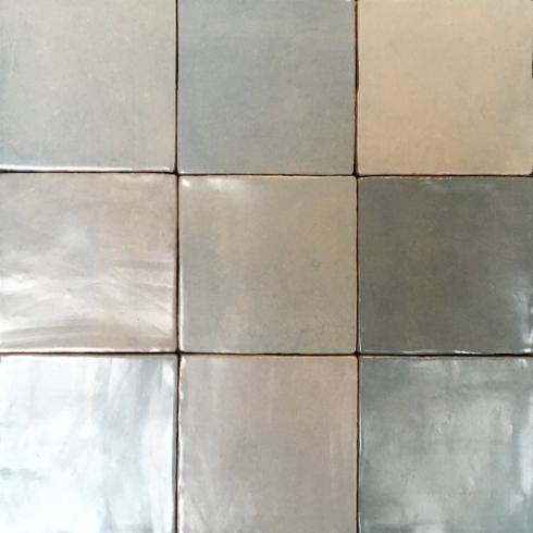     Crafted square blue blauw matte tegelmix 13 x 13 cm per m2

