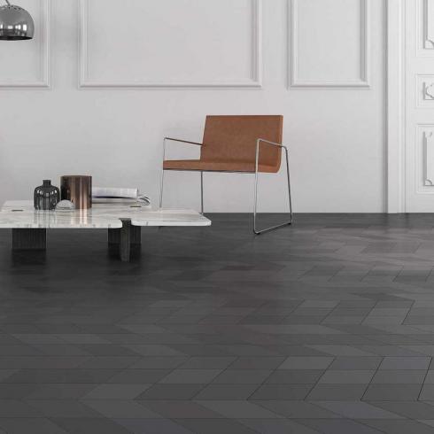     Ruit strak zwart antraciet matte vloertegel en wandtegel mix 14 x 24 cm per 0,46 m2

