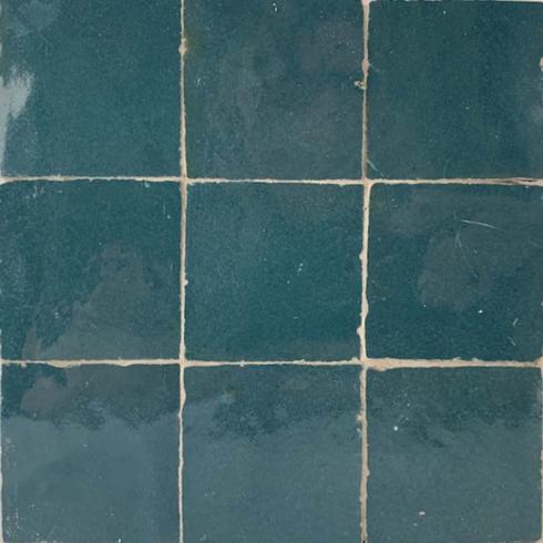     Zelliges Qarmida flesgroen 19 gemêleerd 10 x 10 cm per 0,5 m2
