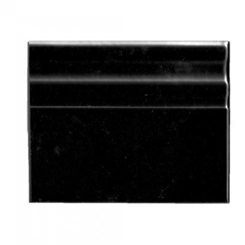     skirting plat zwart glanzende plint wandtegel 12 x 15 cm per stuk
