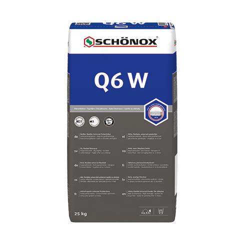     Schonox Q6W standaard flexlijm wit 25 kg
