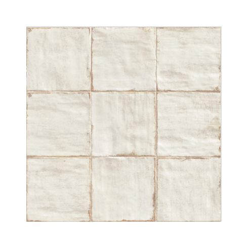     Tropical mural basis gebroken wit wandtegels 20 x 20 cm per m2
