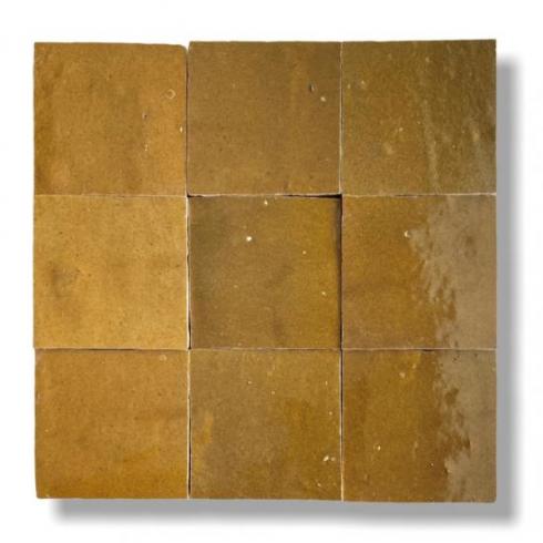     Zelliges Qarmida oker geel 20 gemêleerd 10 x 10 cm per 0,5 m2
