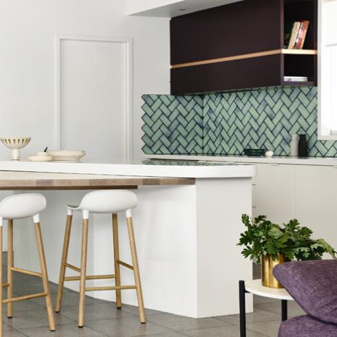     Half Tile Aqua marina wandtegel 7,5 x 15 cm per 0,5 m2
