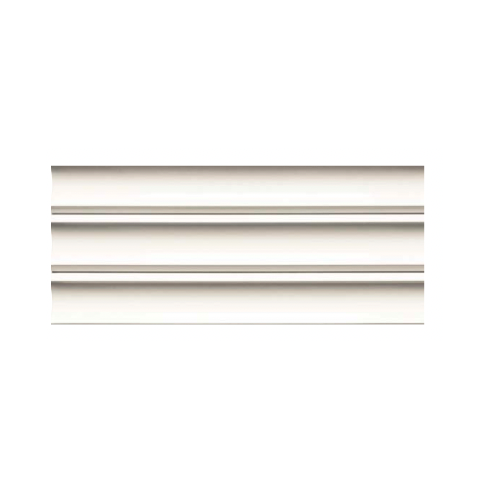     Stripes 3D wit glanzend 17 x 40 cm per 0,68 m2
