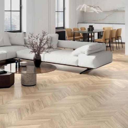     Houtlook chevron tegel beuken 59,5 x 119,2 cm per 1,42 m2
