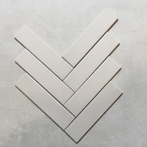     Liso kalkmat zandklei strakke tegel met rechte randen 5 x 20 cm per 0,46 m2
