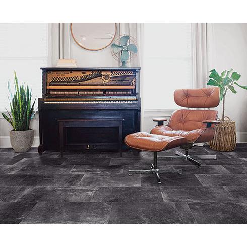     Modern Age Black vloertegel zwart antracite mat 30 x 30 cm per m2
