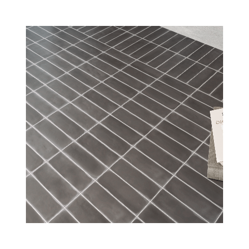     Bejmat look Aarde mat antraciet 5 x 15 cm wand- en vloertegel per 0,53 m2
