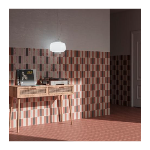     Bejmat look Aarde mat antraciet 5 x 15 cm wand- en vloertegel per 0,53 m2
