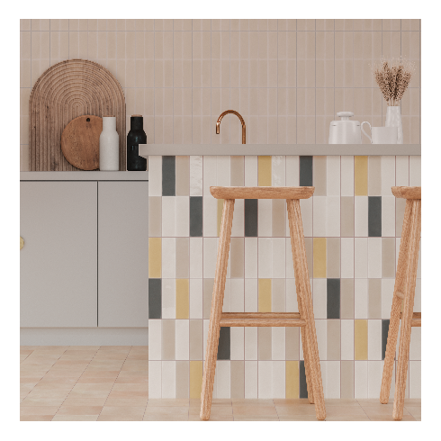     Bejmat look Aarde mat antraciet 5 x 15 cm wand- en vloertegel per 0,53 m2
