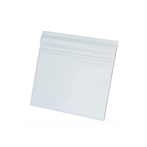    skirting wit mat brede plinttegel 15 x 15 cm per stuk
