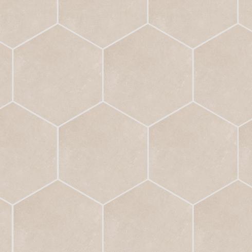     Hexagonaal Rewind beige uni tegel 18,2 x 21 cm per m2
