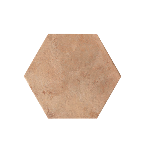     Hexagon XXL terracotta look licht mat antislip wand- en vloertegel 36 x 41,5 cm per m2
