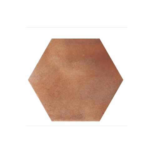     Hexagon XL terracotta look rood mat antislip wand- en vloertegel 28,5 x 32,5 cm per 1,05 m2
