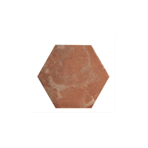     Hexagon XL terracotta look rood mat antislip wand- en vloertegel 28,5 x 32,5 cm per 1,05 m2
