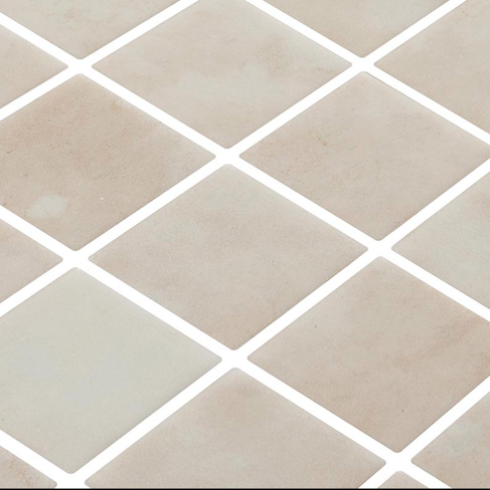     Antislip terra beige glasmozaïek 5 x 5 cm op matje per 0,98 m2
