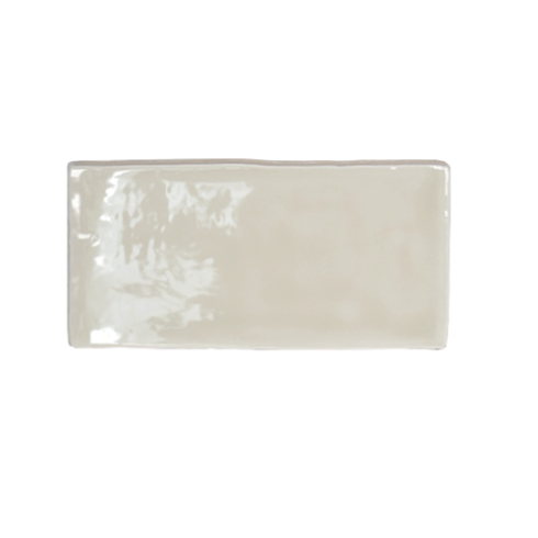     Half Tile cotton taupe beige 7,5 x 15 cm glanzende wandtegel per m2
