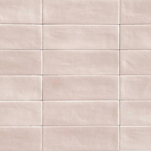     Dublin roze mix glanzende 5x15 cm wandtegel per 0,45m2
