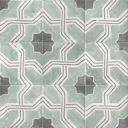     Decortegel groen 20 x 20 cm wand- en vloertegel per m2
