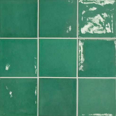     Aldeia green warm groen 13,2x 13,2 cm wandtegel per m2
