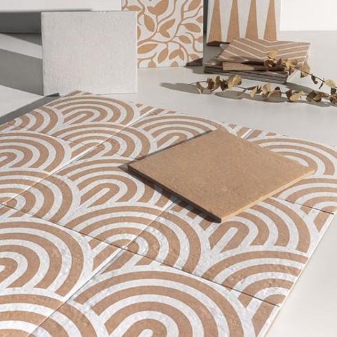     Lente lichte cotto vloertegel 20 x 20 cm per m2 
