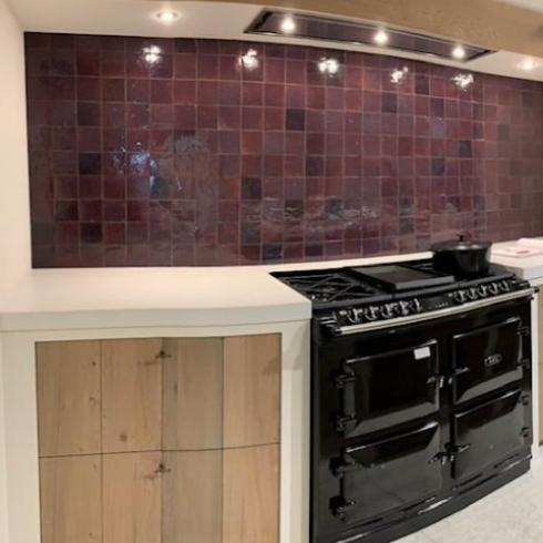     Zelliges Qarmida aubergine paars 28 gemêleerd 10 x 10 cm per 0,5 m2
