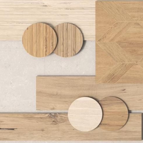     Houtlook decortegel naturel 59,5 x 119,2 cm per 1,42 m2
