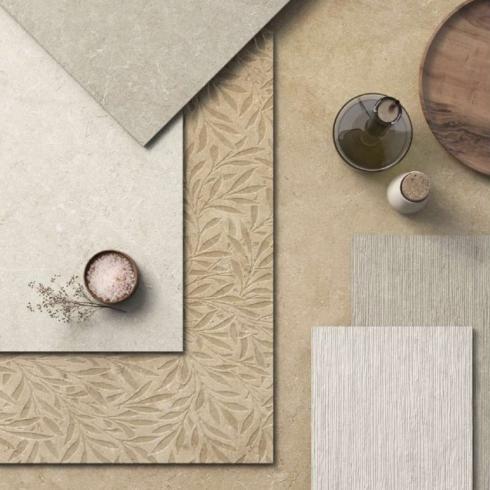     Cemento stonelook tegel wit 59,5 x 119,2 cm rtt per 1,42 m2
