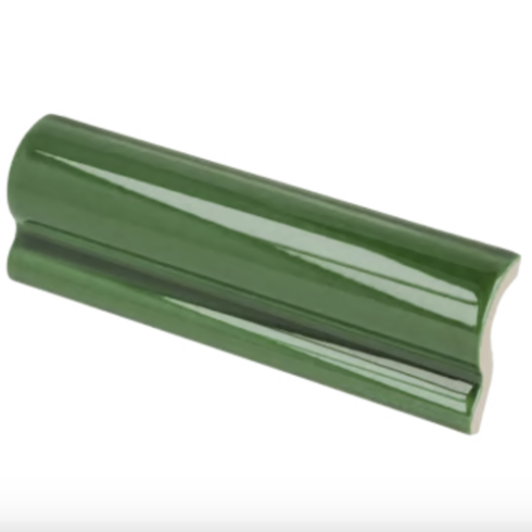     Moldura tegel victorian green glanzend  5 x 15 cm per stuk
