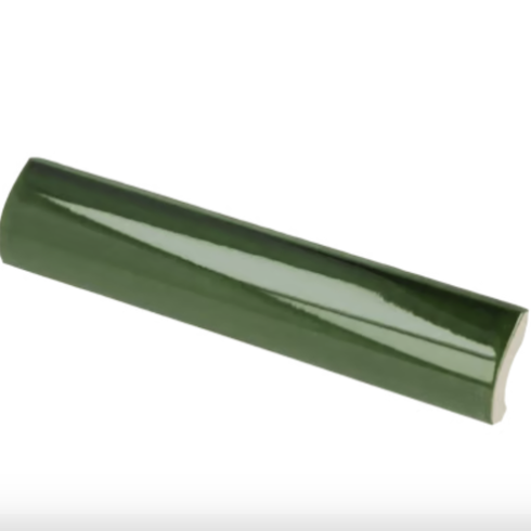     Pencil bullnose victorian green 1 afgewerkte kant 3 x 15 cm
