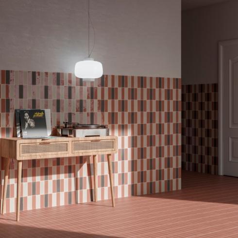     Bejmat look Aarde mat gebroken wit 5 x 15 cm wand- en vloertegel per 0,53 m2
