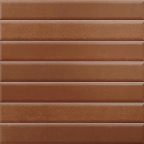     Stripes terracotta look wandtegel 20 x 20 cm per m2
