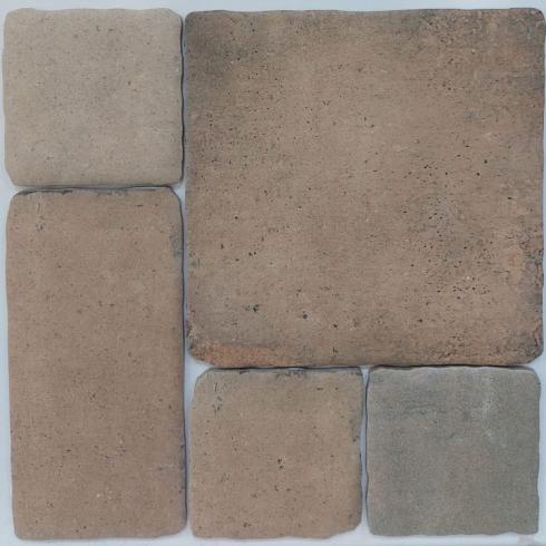     Kasseien look vloertegel lichte terracotta 30 x 30 cm per 1,02 m2
