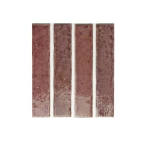     Wandtegel gemêleerd oud roze 5 x 25 cm per 0,75 m2
