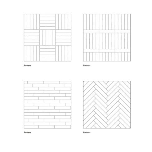     Wandtegel gemêleerd gebroken wit 5 x 25 cm per 0,75 m2 
