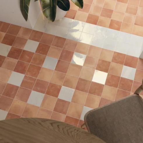     Oase Terra Oranje matte wand- en vloertegel 11,6x11,6 cm per 0,51m2
