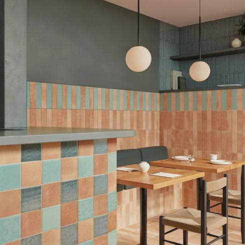     Oase Terra Oranje matte wand- en vloertegel 11,6x11,6 cm per 0,51m2
