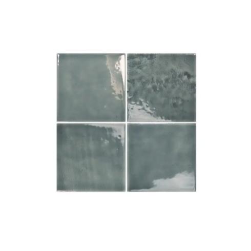     Oase Donker Blauwgrijs glanzende wand- en vloertegel 11,6x11,6 cm per 0,51m2   
