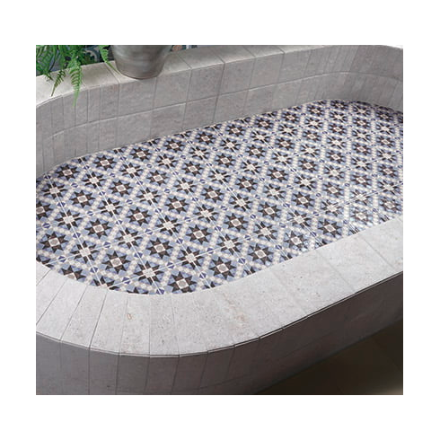     Sterrenbloem blauw glanzend 15 x 15 cm
