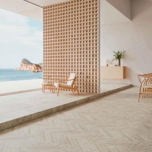     Bourgondische dal look maan taupe matte wand- en vloertegel 11 x 11 cm per 0,36 m2
