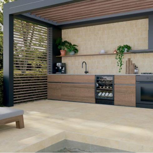     Bourgondische dal look maan greige matte wand- en vloertegel 44 x 44 cm per 0,77 m2
