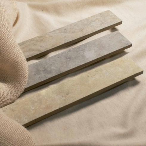     Bourgondische dal look maan greige matte visgraat tegel 4,6 x 37,5 cm per 0,26 m2
