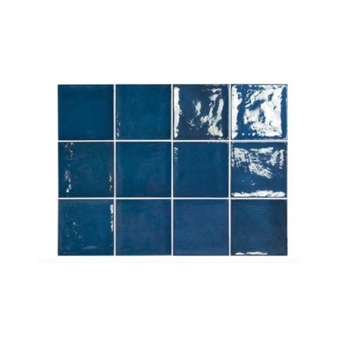     Aldeia ocean blue donkerblauw 13,2 x 13,2 cm wandtegel per m2
