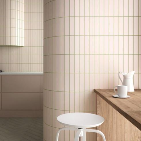     Kustlijn liso beige matt 5 x 20 cm wandtegels per 0,60m2
