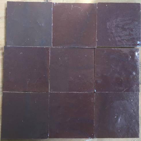     Zelliges Qarmida aubergine paars 28 gemêleerd 10 x 10 cm per 0,5 m2

