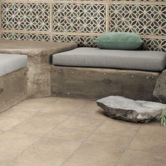     Alhambra zeegroene decor cottolook wandttegel 31 x 56 cm per 1,21 m2